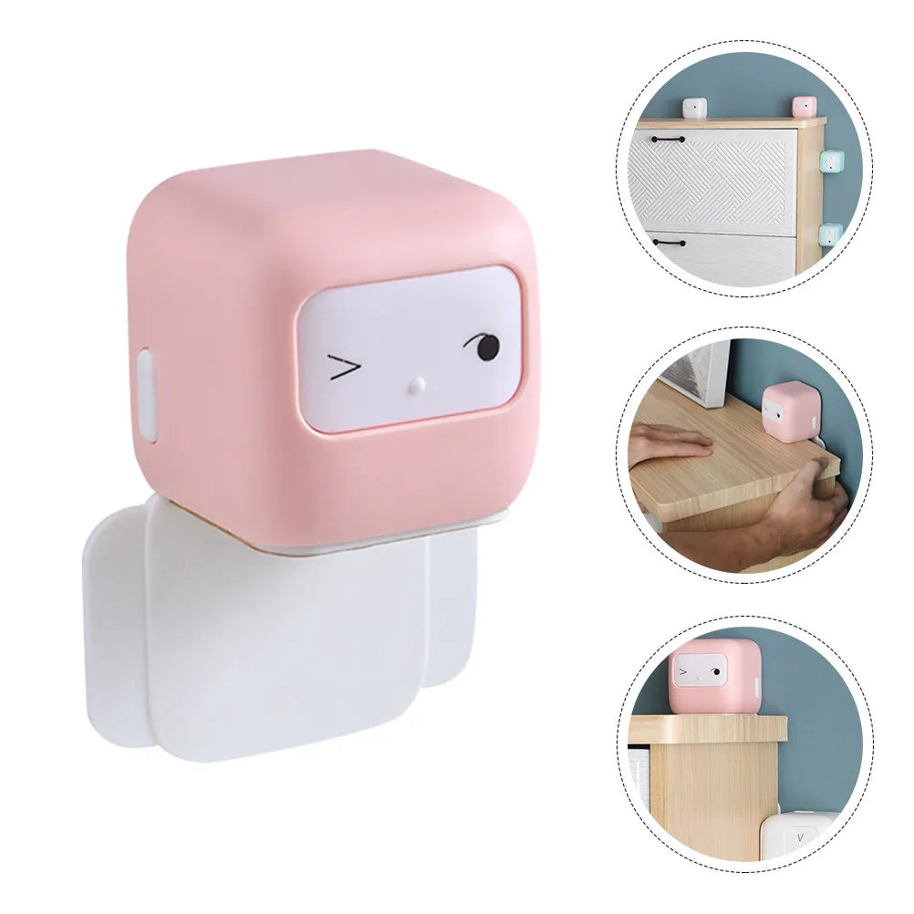 

Крепление-фиксатор для мебели от опрокидывания, из АБС-пластика, простое в установке на стену, подходит для комодов, шкафов, книжных полок, ящиков