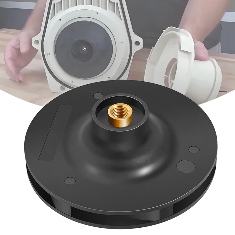073131 Upgraded Pump Impeller Replacement Fit for Pentair 3 HP WhisperFlo Pump Impeller for Pool and Spa Pump, Black