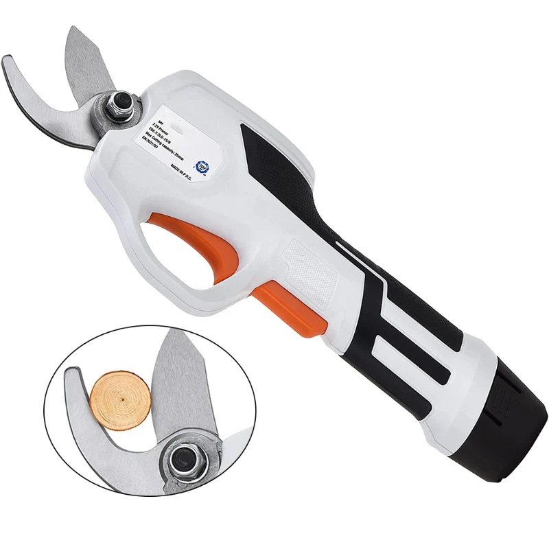 7.2V Battery Powered Pruning Shears Garden Full Charge Cutting Capacity 25mm Electric Pruner Shear