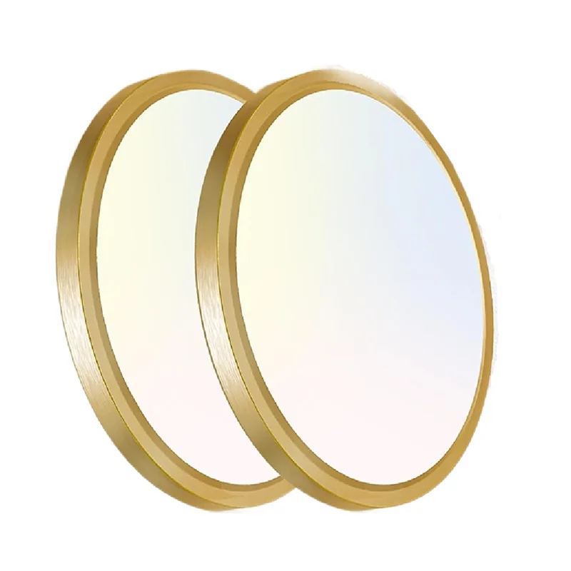 

【Flash-Deal!】13.3 Inch Gold LED Ceiling Light, 24W Slim Flush Mount, Adjustable Color Temp 3000K/4000K/6500K For Kitchen (2 Pack