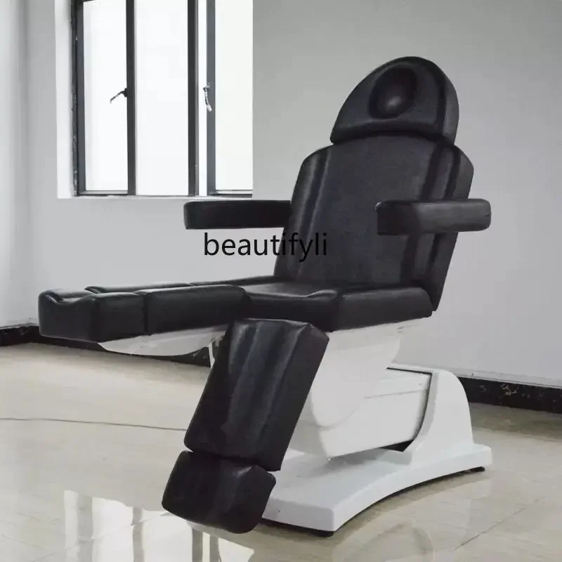 Electric Lift Beauty Care Bed Tattoo Manicure Massage Physiotherapy Micro-Whole Chair Tattoo Embroidery Foot Adjustment