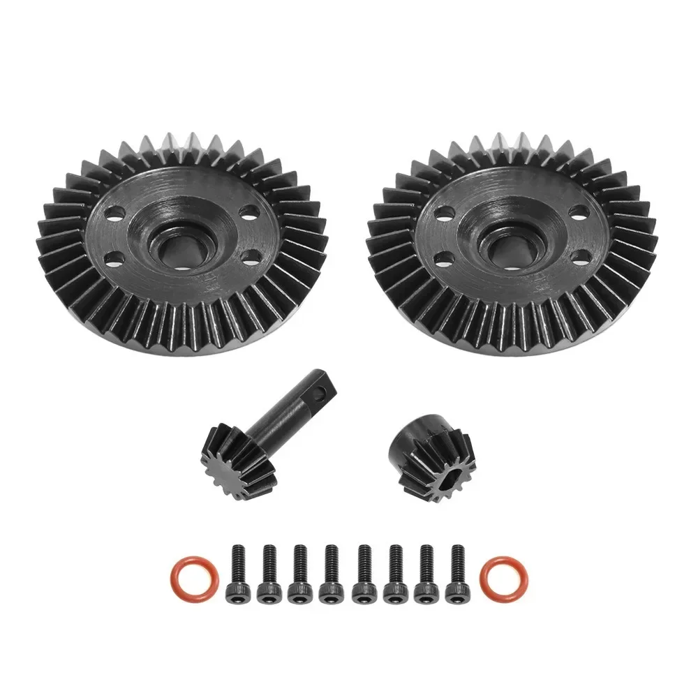 Steel Differential Ring Gear Output Gears Set 6882 5379 for Traxxas Slash 4x4 Stampede Rustler HQ727 1/10 RC Car Upgrade Parts