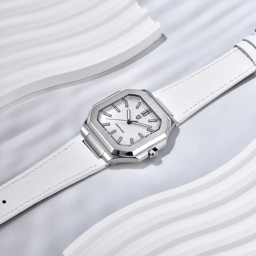 PAGANI DESIGN 2025 новые мужские часы с лентой, ретро кварцевые часы, мужские подарочные часы с сапфировым стеклом vh31, водонепроницаемые мужские часы из нержавеющей стали