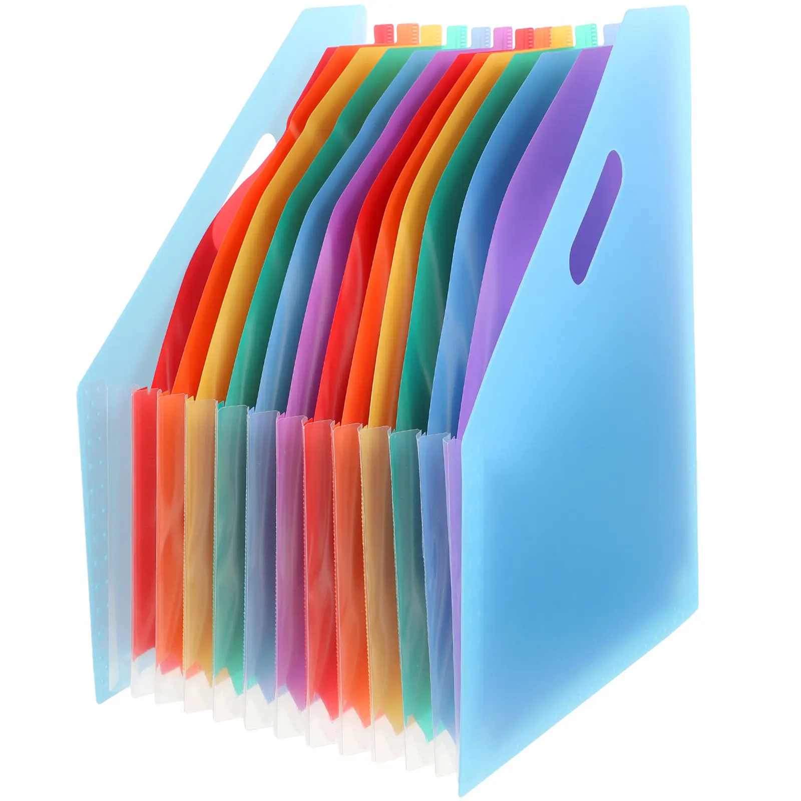 Large Capacity Accordion File Folder Desktop Standing Expandable Organizer for Receipts Bills Documents Office Home School Use