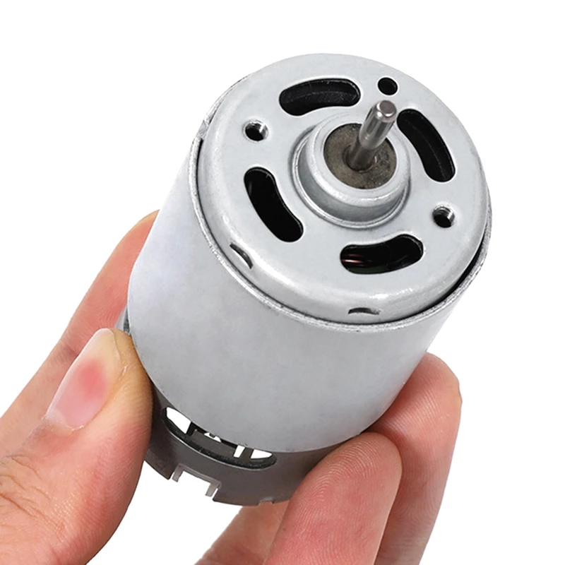 Compact RS775 24V DC Motor With 16400-19000 RPM, Dual Shaft For High-Torque Drill And Screwdriver Uses