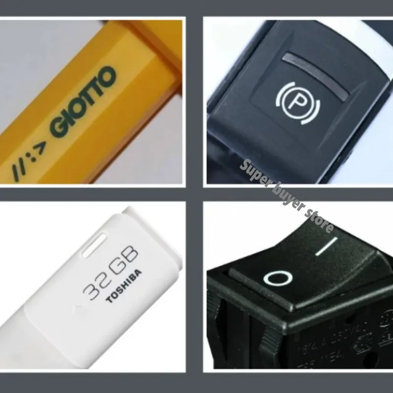 電気密封インクカップパッドプリンターマシン + 1 クリシェプレート + ゴムパッド 2 個