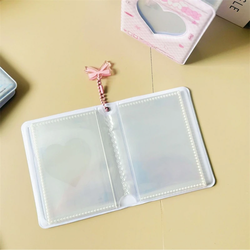 3 Zoll Koreanischer Ins-Style Fotokartenordner 40 Taschen Herzförmiges Kartenalbum Polaroid Fotoalbum Kartentasche Aufbewahrungstasche – Detail 9