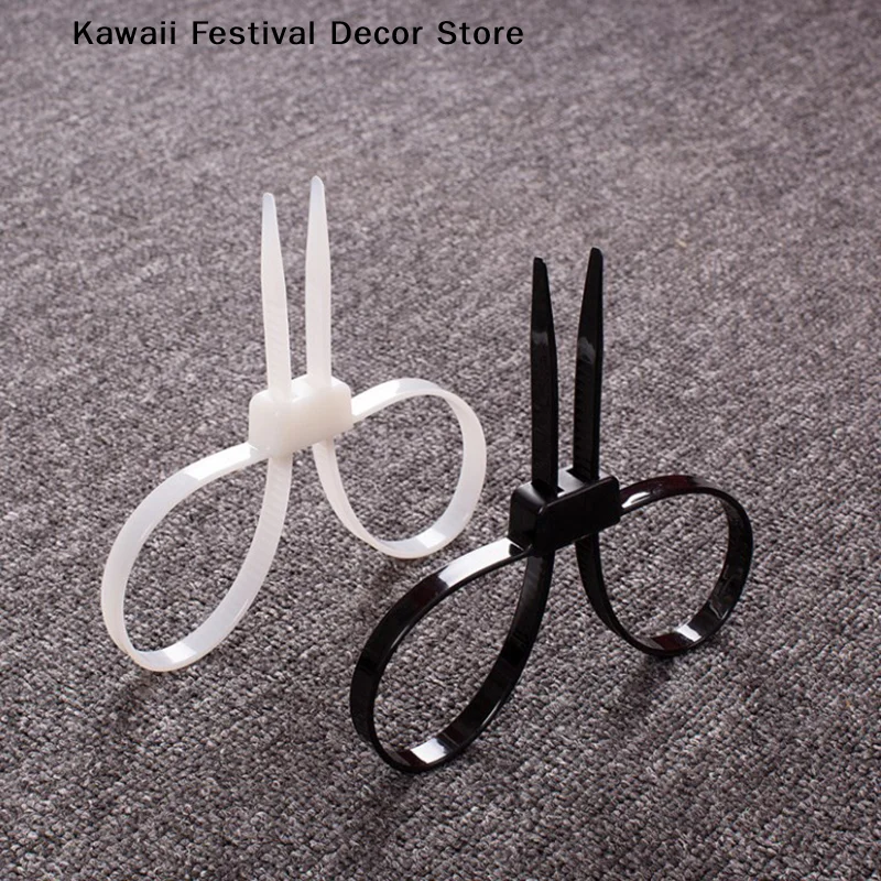 【K】1Pcs Flex Cuffs Plastic Nylon Disposable Zip Tie Handcuffs Toughness Cable Handcuff Public Security Enforcement Gardening
