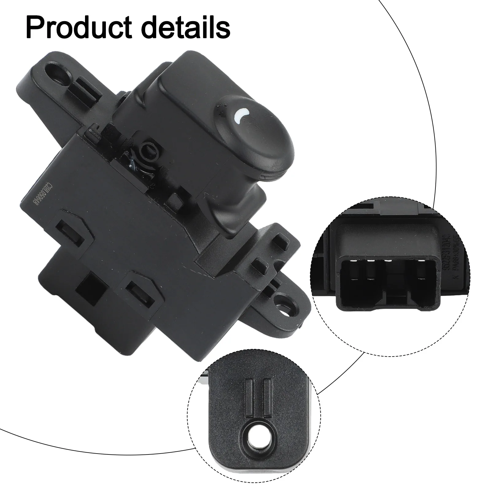 Replacement Module Power Window Switch Direct Replacement for Easy Installation Plastic Construction Car Window Switch
