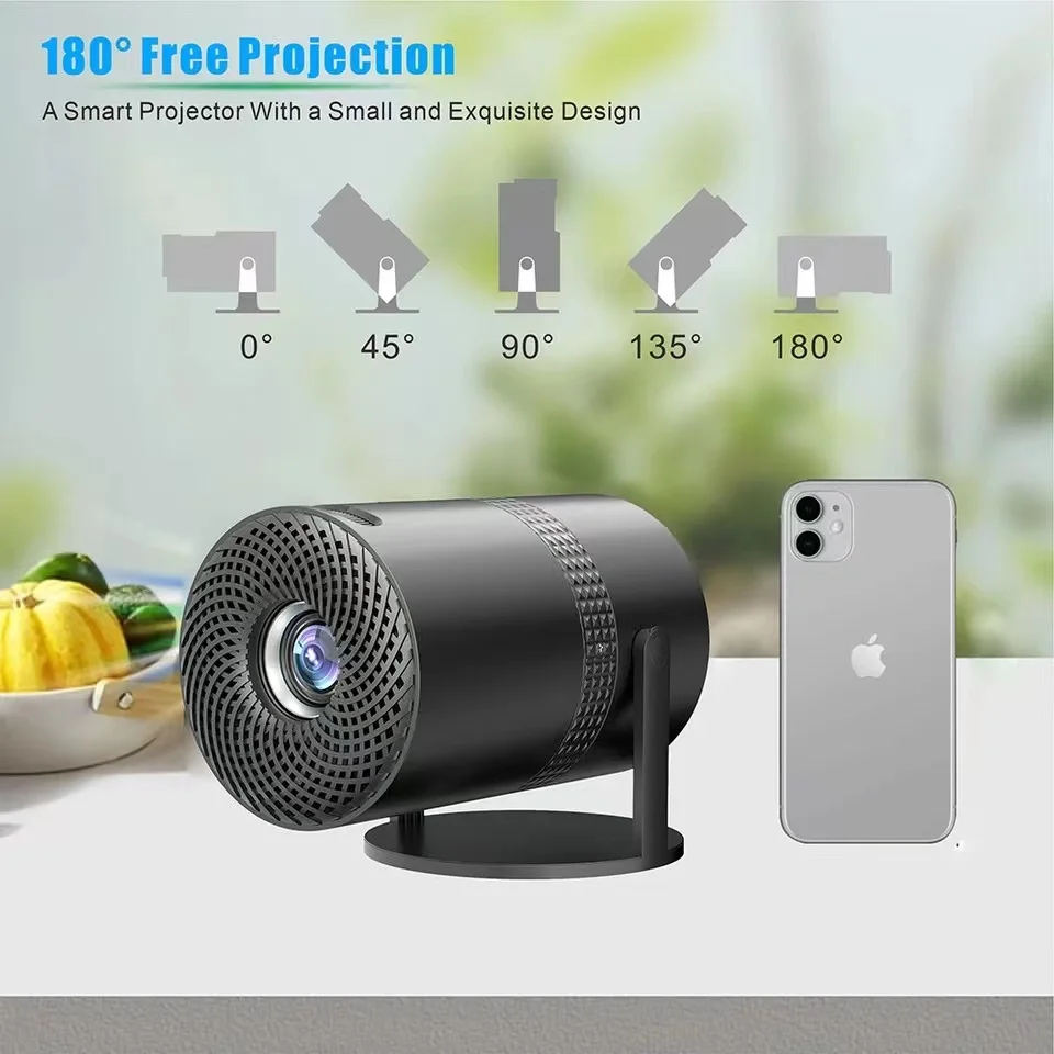 

P300 Projector 4K Movie HD TV HDMI P300 Android 11 Wifi 200ANSI BT5.1 720P Office Home Theater Mini Portable Outdoor Cinema