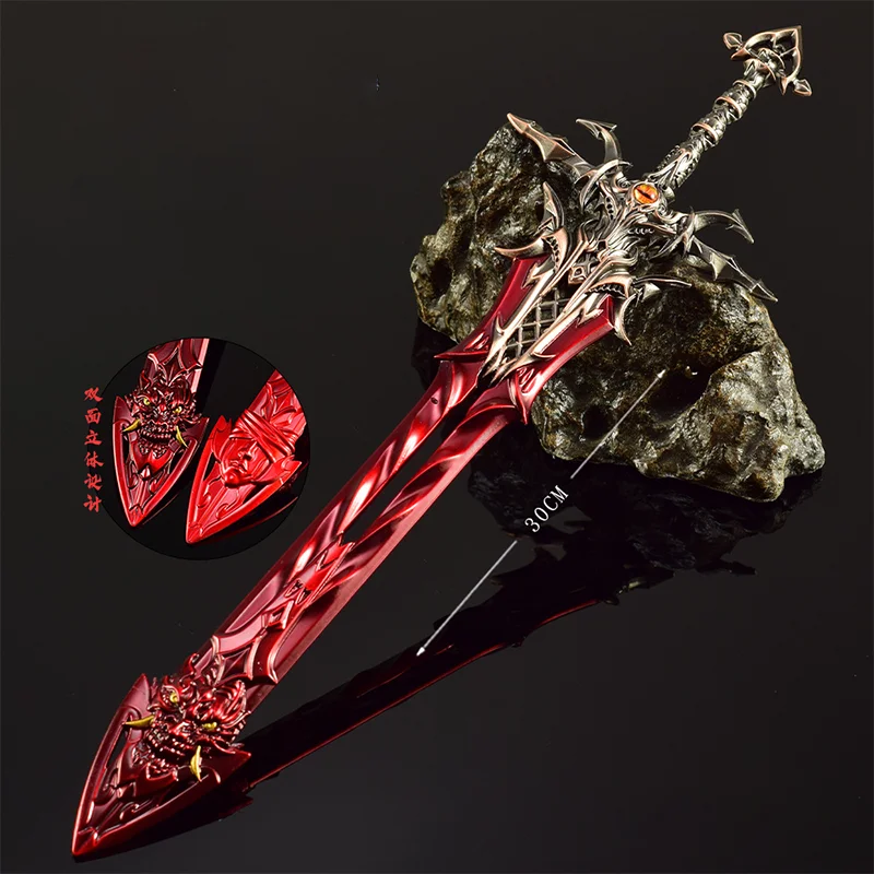 ดาบอสูร ดาบเจ็ดดาบฆ่า อาสุระ ของสะสม ของตกแต่ง โมเดลดาบ ของเล่นดาบ ขนาด 30 ซม. ดูรา คอนติเนนท์ อนิเมะ
