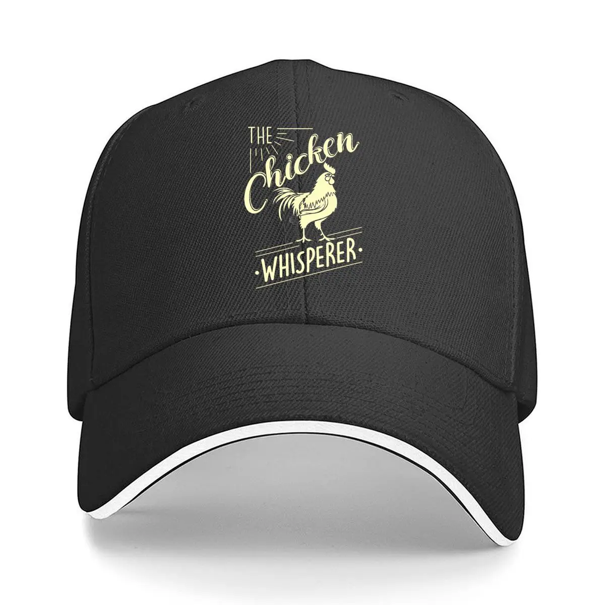 Gorra de béisbol The Chicken Whisperer Rooster Farm Lover, gorra para el sol, gorra para entrenamientos al aire libre