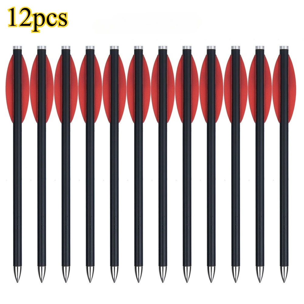NONE 6/12/24 stücke 6,3 zoll Carbon Pfeil Kurze Darts OD 6mm Mini Bogenschießen Jagd Schrauben für 50-80lbs Armbrust Outdoor Sport Schießen 10