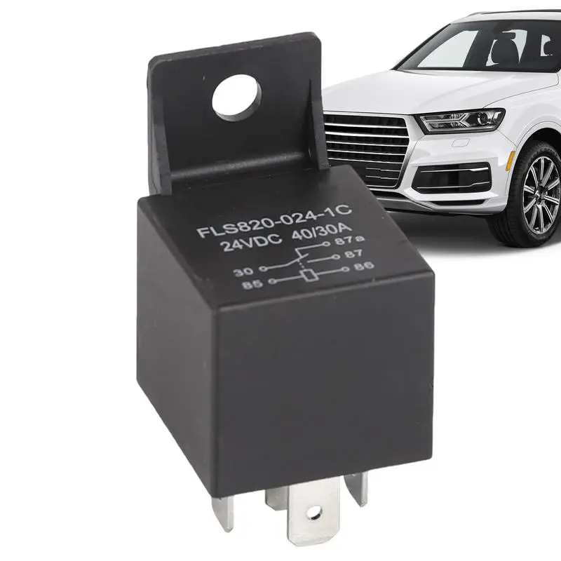

Car Automotive Relay 7Vdc Electric 12V/24V Automotive Relay Multi-Purpose 4Pin/5Pin Car Accessories Waterproof Heavy Duty