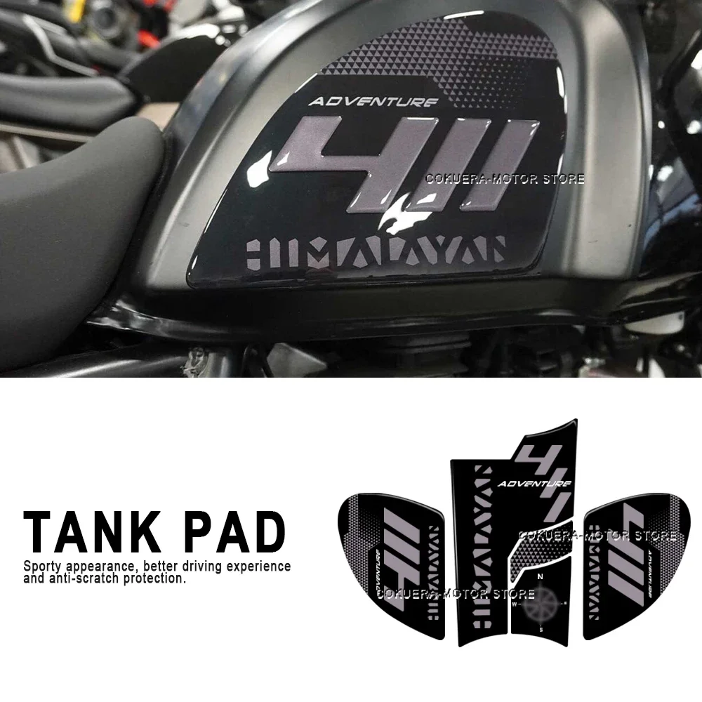 

For Himalayan 411 Himalayan411 Motorcycle Accessories 3D Epoxy Resin Protective Sticker Kit