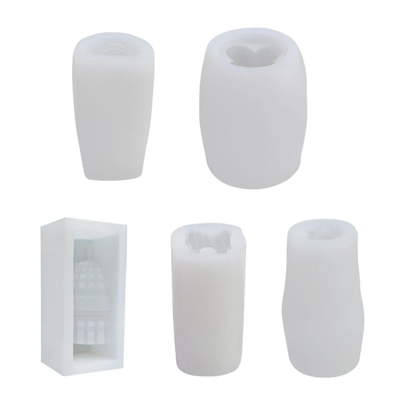 Molde silicona para estatua Buda, molde para velas antiadherente, fácil desmoldar para hacer velas, jabón, decoración