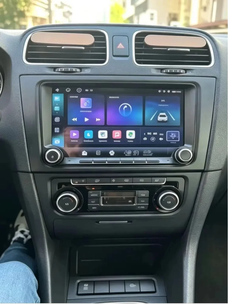 ESSGO 9" 2 DIN Android 15 Autoradio 2+64G / 4+64G für Skoda Seat VW Passat B6 B7 Golf 5 6 Polo Tiguan T5 Touran Jetta 6R Kabelloses Carplay Android Auto GPS Navi RDS FM WLAN Bluetooth Mirror Link SWC