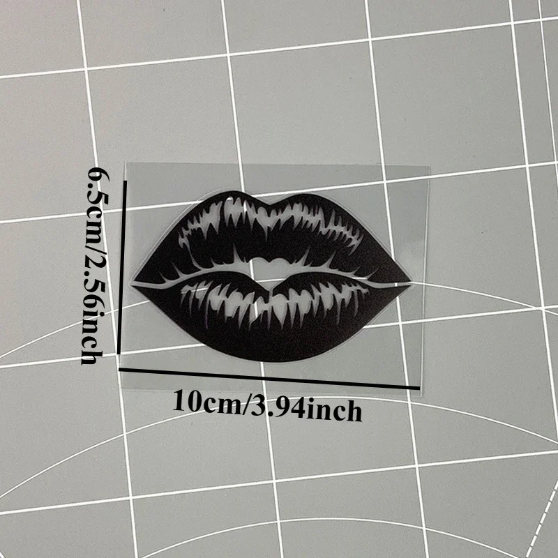 1PC Sexy Lip Vibe Vinyl Sticker, Waterproof Universal Decal for Motorcycle Bumper Helmet Skateboard DIY Personalized Decor