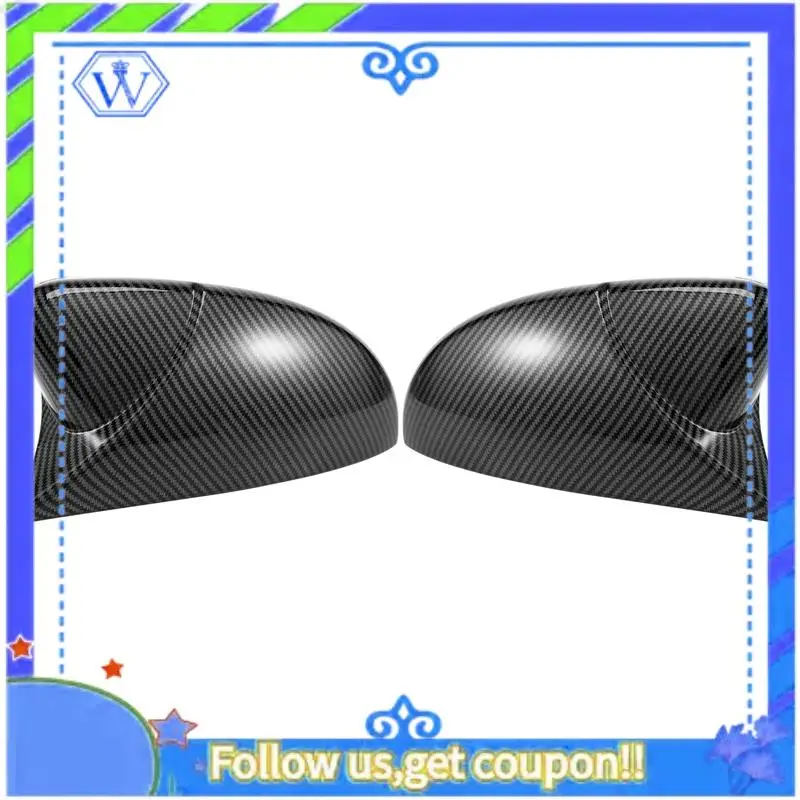 

M46K-For Scirocco 2009-2018 Plastic Door Side Wing Rearview Mirror Ox Horn Cover Cap Car Accessories