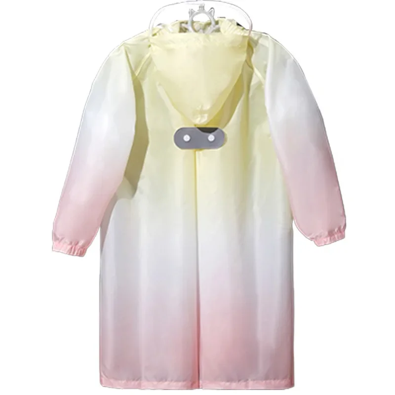 

70-170CM Gradient Waterproof Cartoon Raincoat for Children Kindergarten Primary Children Schoolbags Position Poncho Fashion