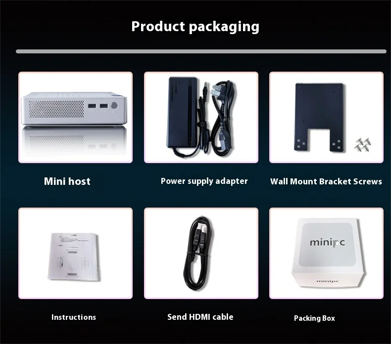 SZBOX M37 كمبيوتر صغير AMD Ryzen R7-3700U M.2 2280 NVME بروتوكول SSD WIFI6 BT5.2 Win11 ثنائي الشاشة 4K سطح المكتب مكتب كمبيوتر ألعاب