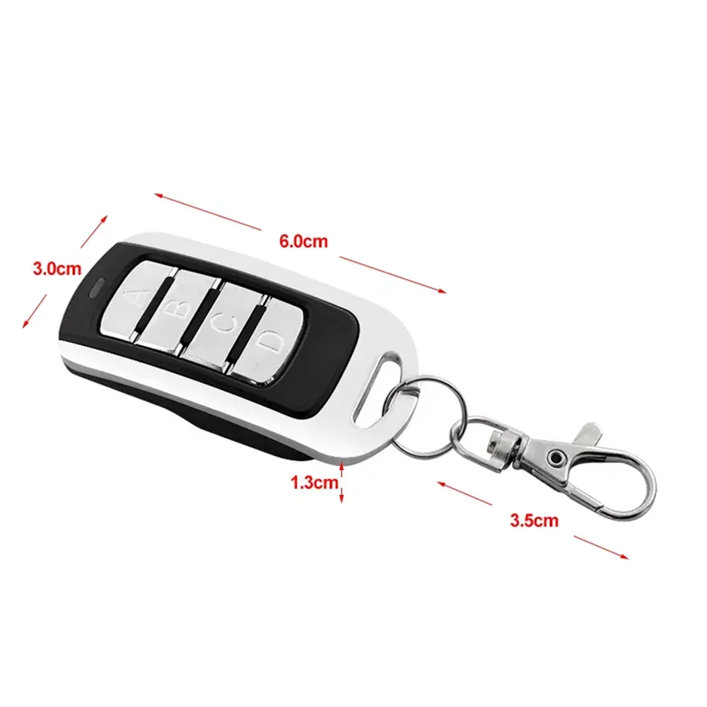 433 Garage Door Remote Control Universal Multifrequency 4 in 1 Gate Key Multi Frequency Duplicate Fixed Rolling Code