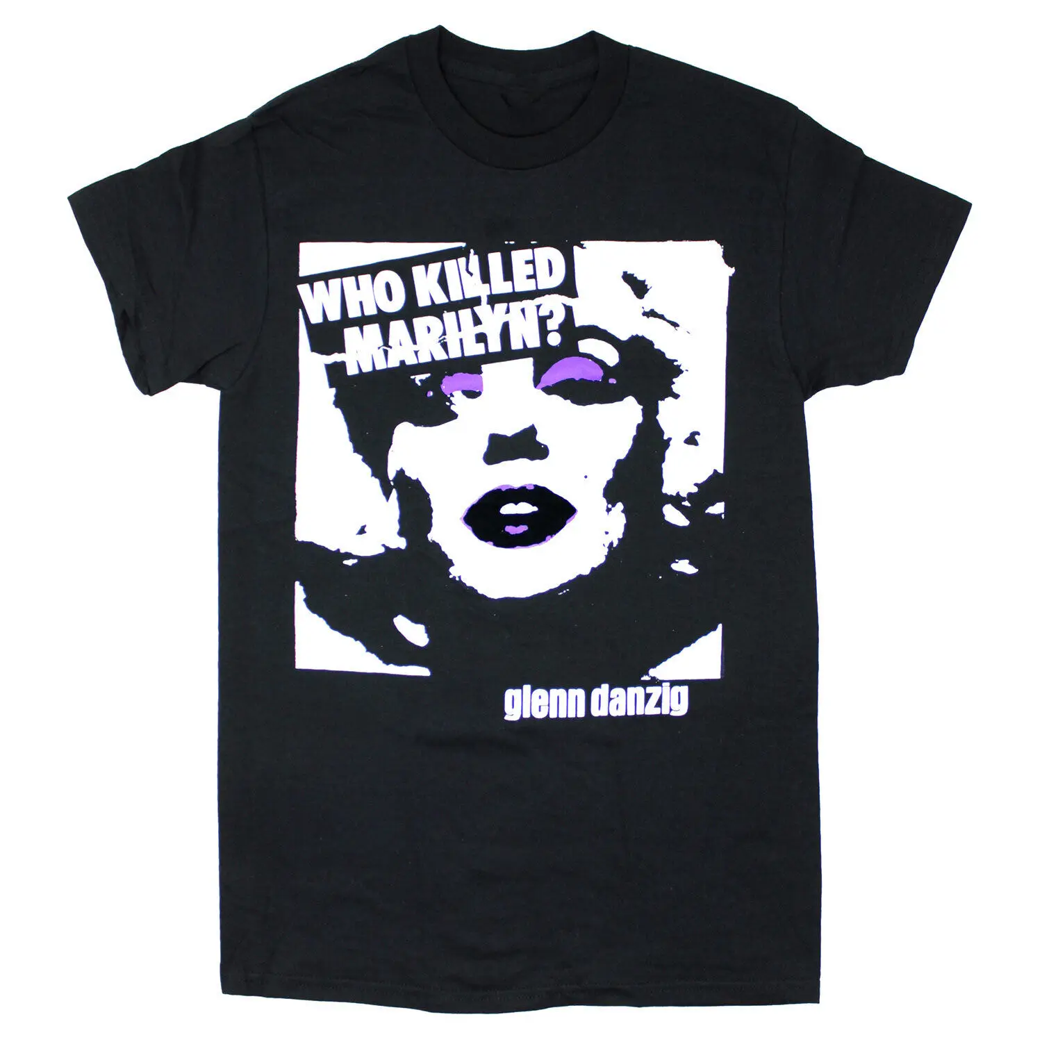 Men'S Danzig Who Killed Marilyn T Shirt Medium Black