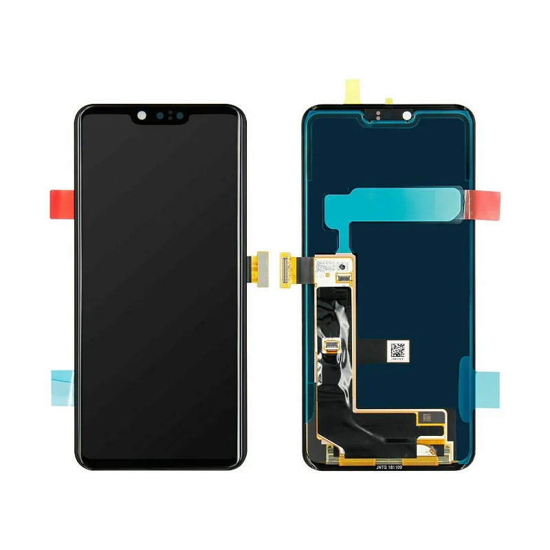 For LG G8 LCD Screen Display Touch Digitizer Assembly LMG820QM7 G820UMB LMG820UM0 G820 For LG G8 ThinQ Frame