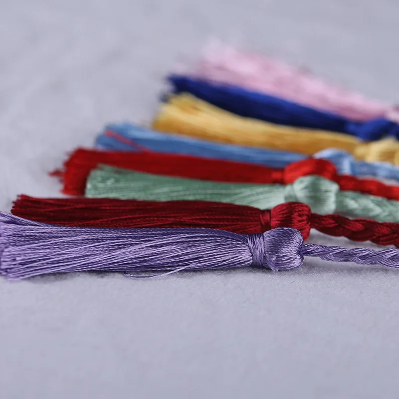 Chinese Style Vintage Knitting Women\'s Hair Bands Multicolor Girl Tassel Hanfu Hair Rope Headdress Ancient Accessories