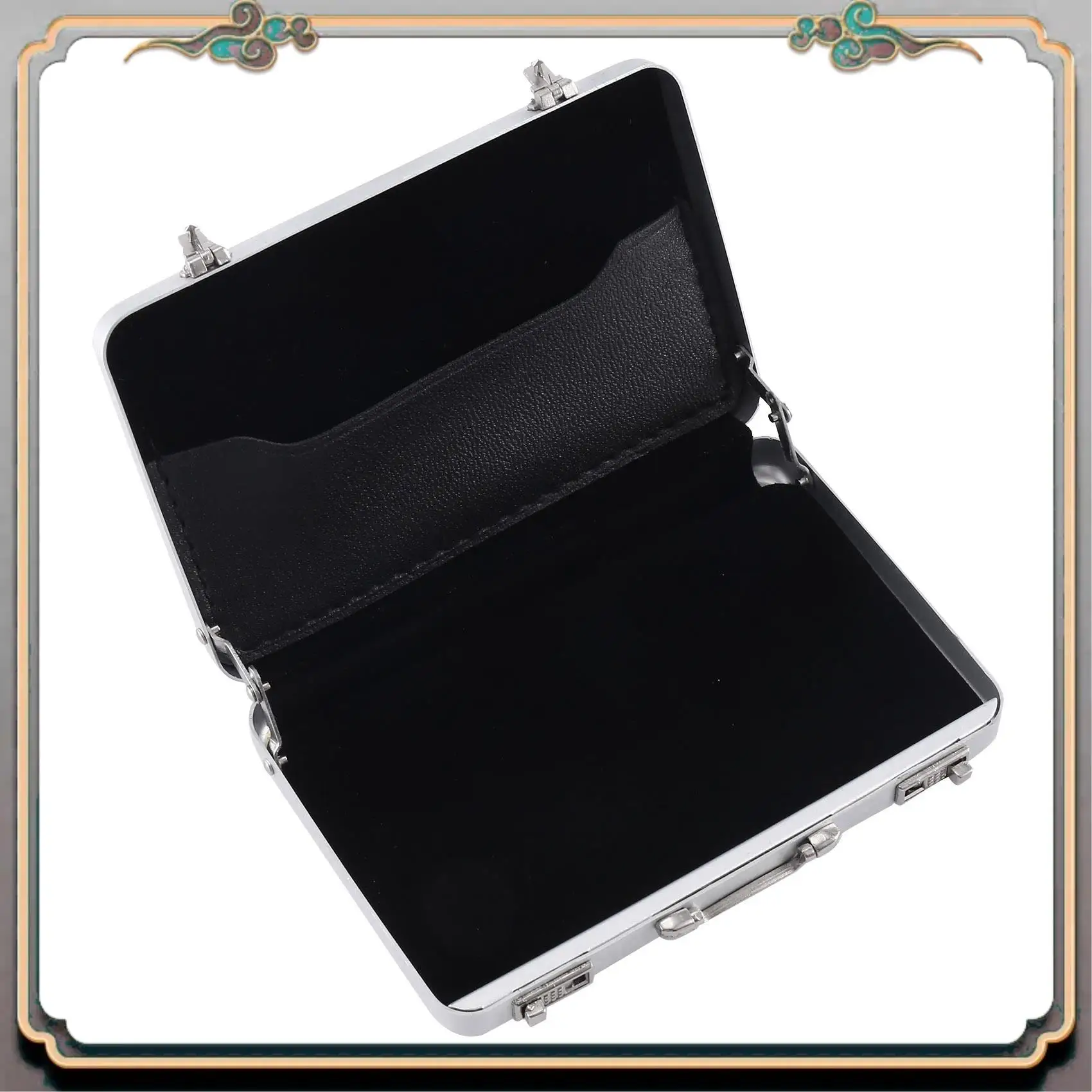 

A46M-Money Case As A Money Gift,4 Piece Suitcase Business Card Box, Mini Briefcase,Money Case As A Money Gift Or For Vouchers