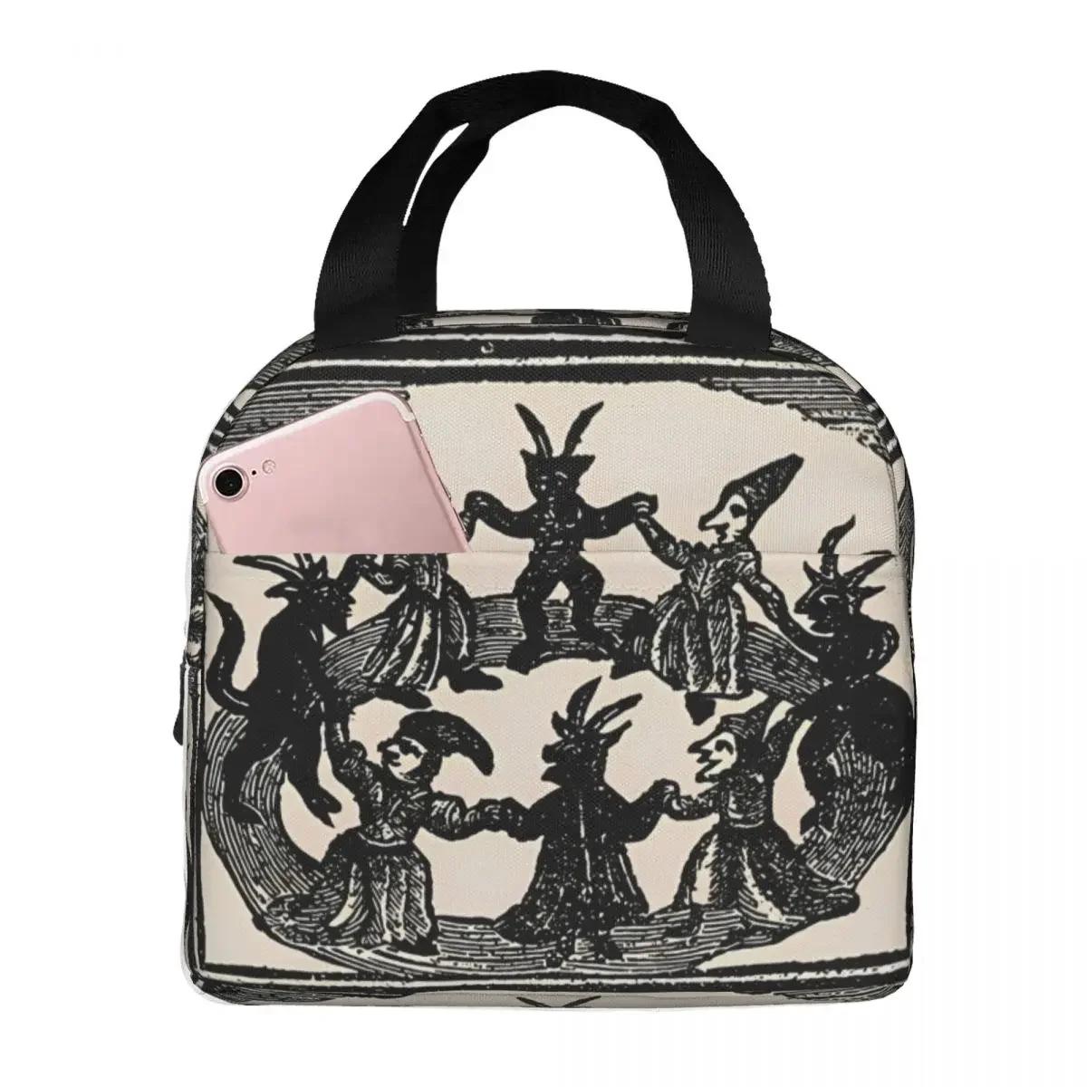 Witches Circle Dance Insulated Lunch Bags Portable Vilify Fever Dream Lunch Container Cooler Bag Tote Lunch Box Travel Girl Boy