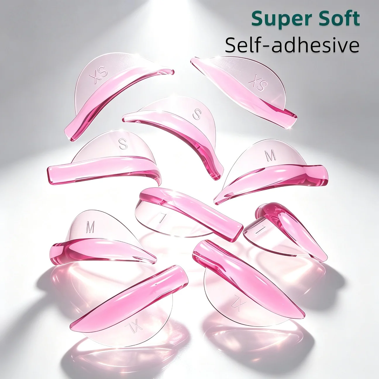 Rosa 5pairsBlackwings Silikon Wimpern Dauerwelle Pad Wimpern Stangen Schild Heben 3D Wimpern Curler Zubehör Applikator Werkzeuge – Detail 15