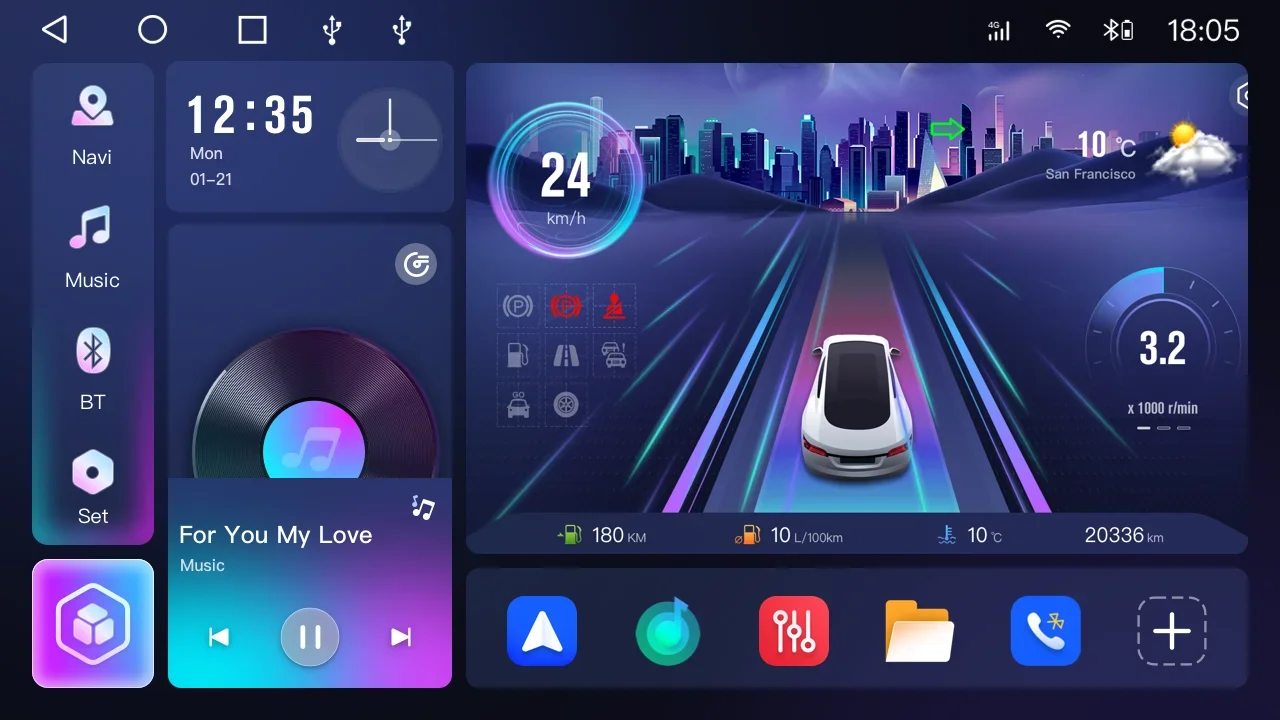 Srnubi 2023 New Car Radio SSR New Driving OS UI 6.0 Android 12 T10 Can Be Upgraded Theme Firmware ADAS Assistance Systems image 3