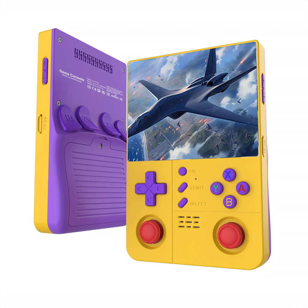 BOYHOM R 40XX Pro Max Retro-Spielekonsole 4,2 Zoll IPS-Bildschirm 4000mAh Tragbare Handheld-Konsole Eingebautes WLAN R0XXPRO Kindergeschenk