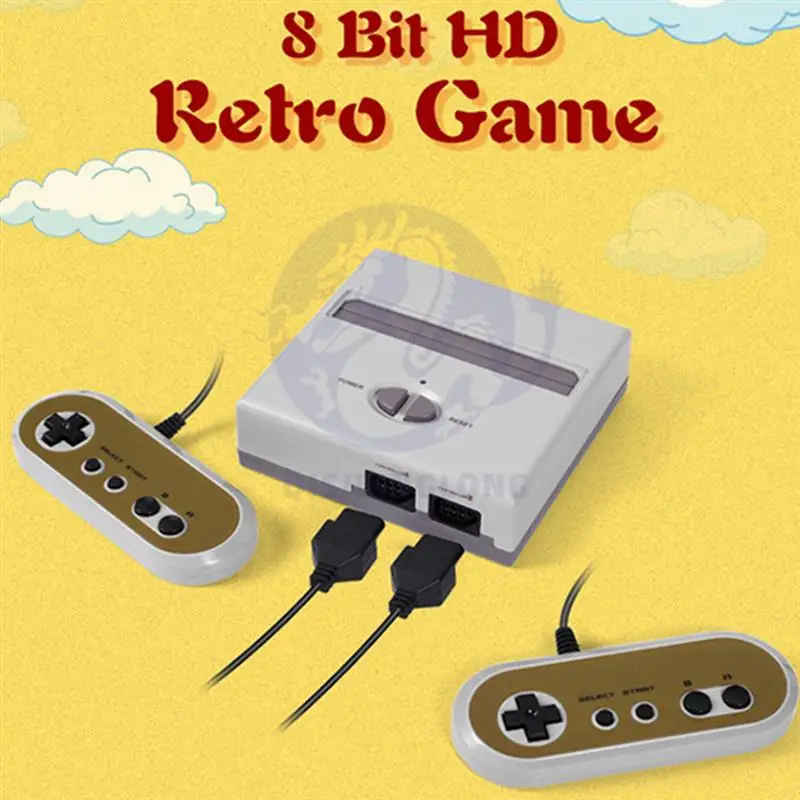 New 8-Bit HM12 NES Entertainment System Clone NTSC Video Game Console AV and HD-Out 72P Slot With 88 Games Support N8 EverDrive