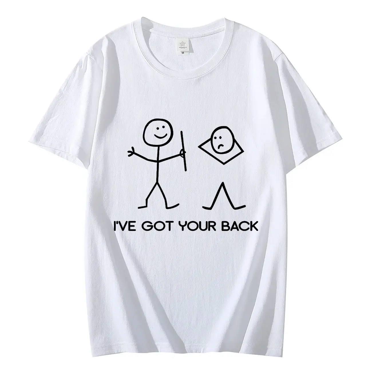 

I've Got Your Back Funny Joke Spoof T Shirts Men's Women's High Quality Fashion Oversized T-shirt Casual Comfort Cotton T-shirts