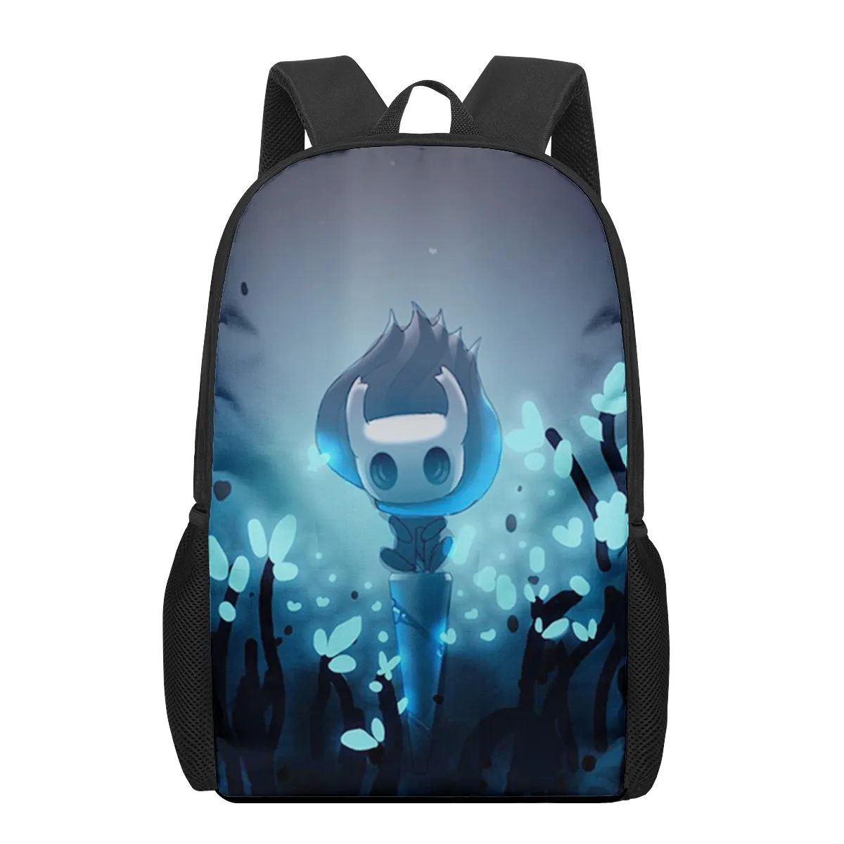 Hollow Knight 3D-Muster Schultasche für Kinder Mädchen Jungen Lässige Büchertaschen Kinderrucksack Jungen Mädchen Schultaschen Rucksack