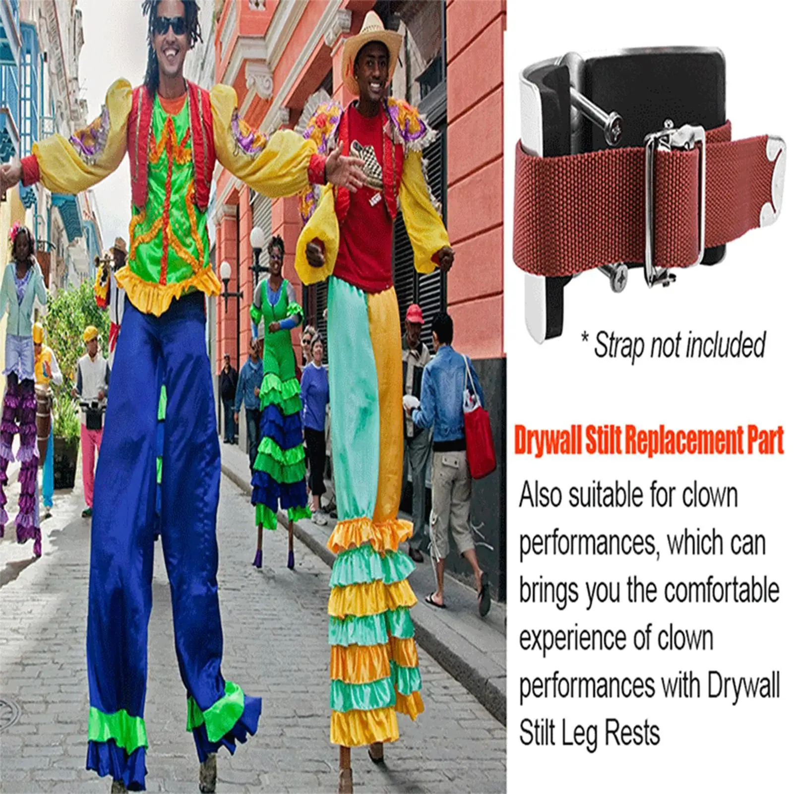 Trampas para paneles de yeso, pieza de repuesto, tornillo, placa cómoda, accesorios para correas de pierna fija, Kit para patas fijas, 2 uds.