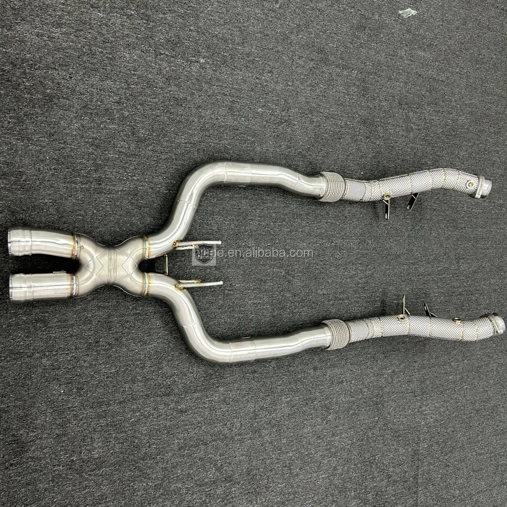 Maßgefertigtes Auspuff-Downpipe für Mercedes Benz S320 S400 S450 S500 S550 S600 S63 E550 W222 M278 C217 Edelstahl Ss304 Header-Rohr – Detail 7