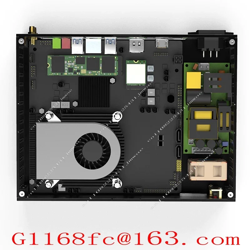 1.8-Liter Mini DC-MX2 Thin Itx Half-height Chassis, All Aluminum, Double-sided Chamfered