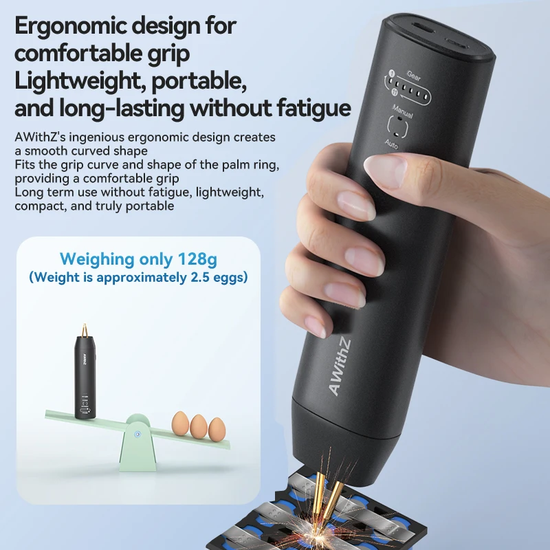 

NEW Portable Spot Welder DIY Handheld Spot Welding Machine 11 Gears Adjustable Energy Storage Spot Welding