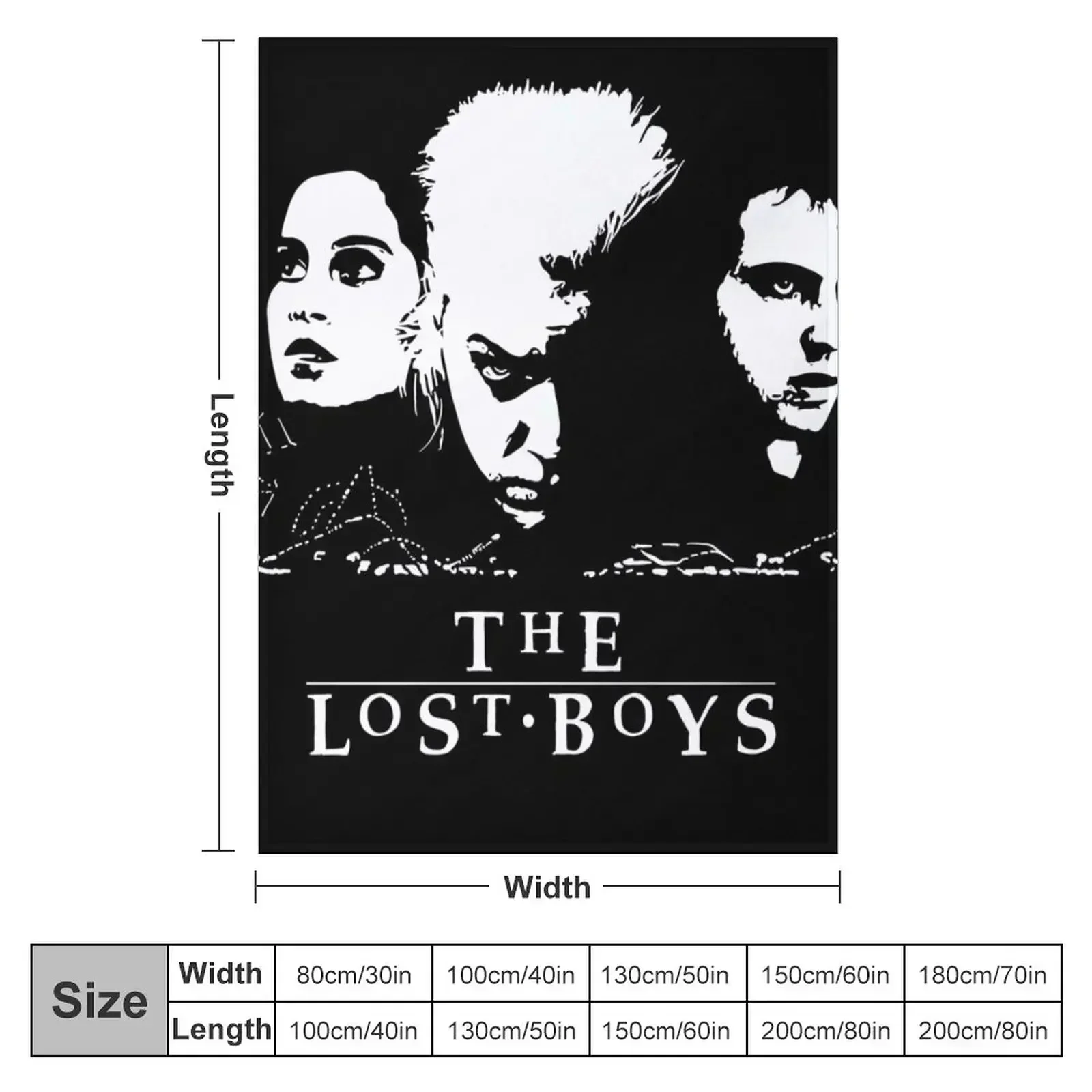 Lost Boys Throw Blanket Travel warm for winter Soft Plaid for winter Polar Thermals For Travel Blankets