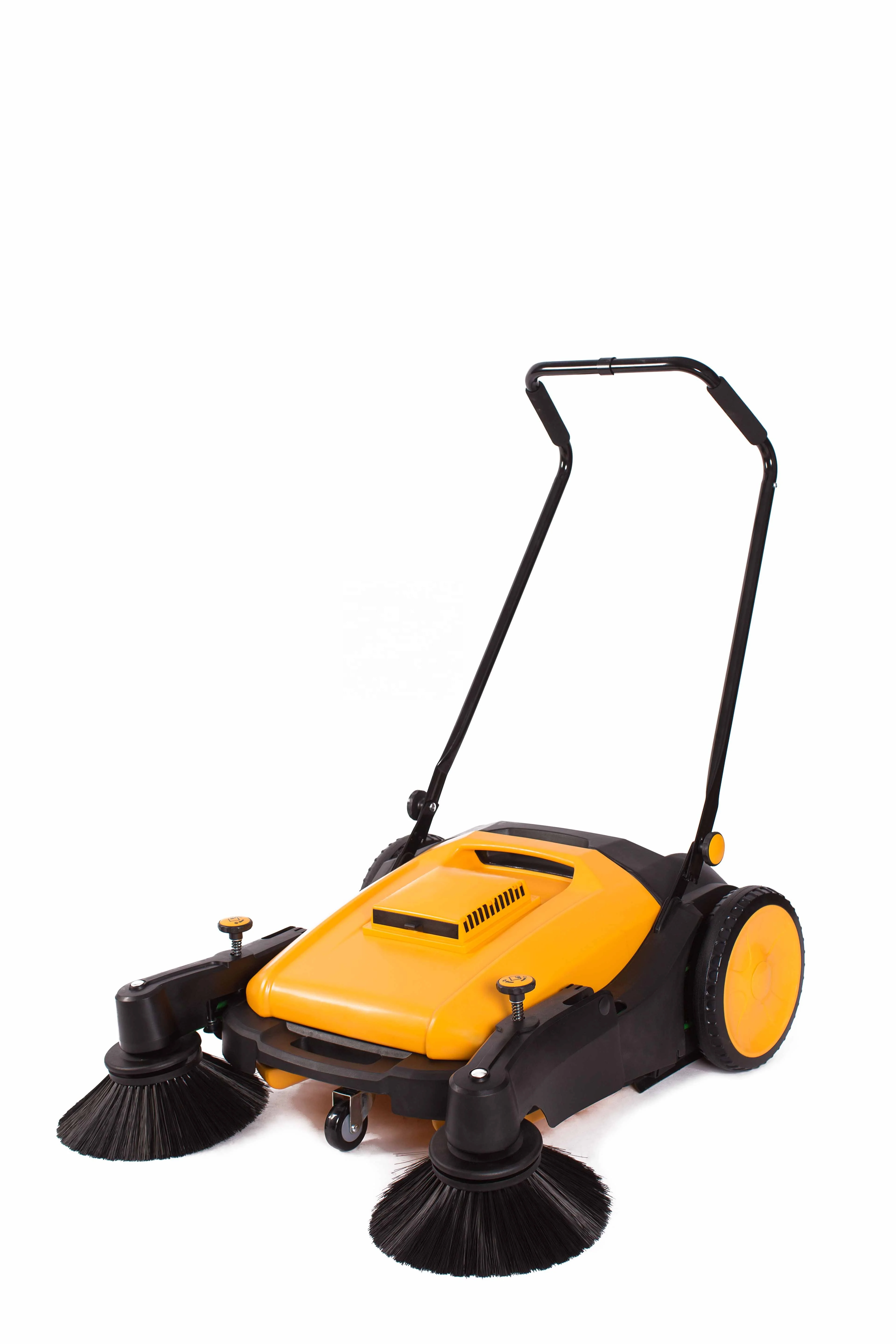 تعمل بالطاقة الكهربائية فرشاة ثلاثية المشي خلف الكلمة مكنسة اليد دفع آلة الغسيل النظيفة للصرف الصحي مقاعد البدلاء هاكو