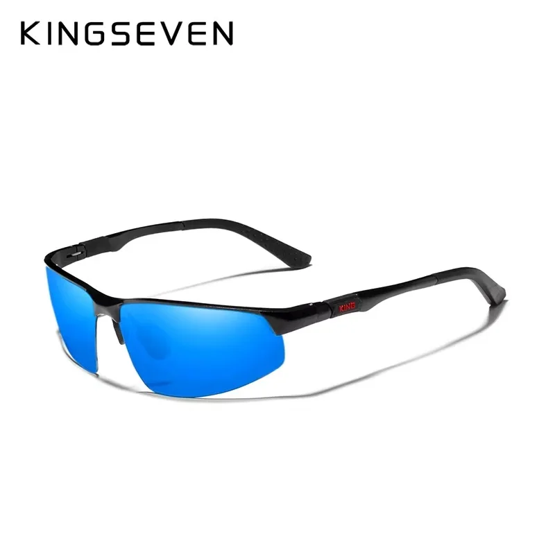 KINGSEVEN Cycling Polarized Sunglasses Men Aluminum Sunscreen Glasses Outdoor Sports UV400 Riding Causal Driving Fashion Eyewear