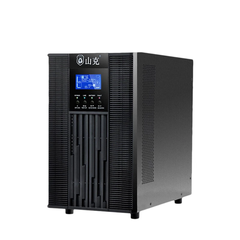 Shanker SC6KS แหล่งจ่ายไฟสำรอง SC10KS UPS 6KVA ออนไลน์/4800W มีความเสถียรเครื่องทนทานโดยไม่ต้องใช้แบตเตอรี่