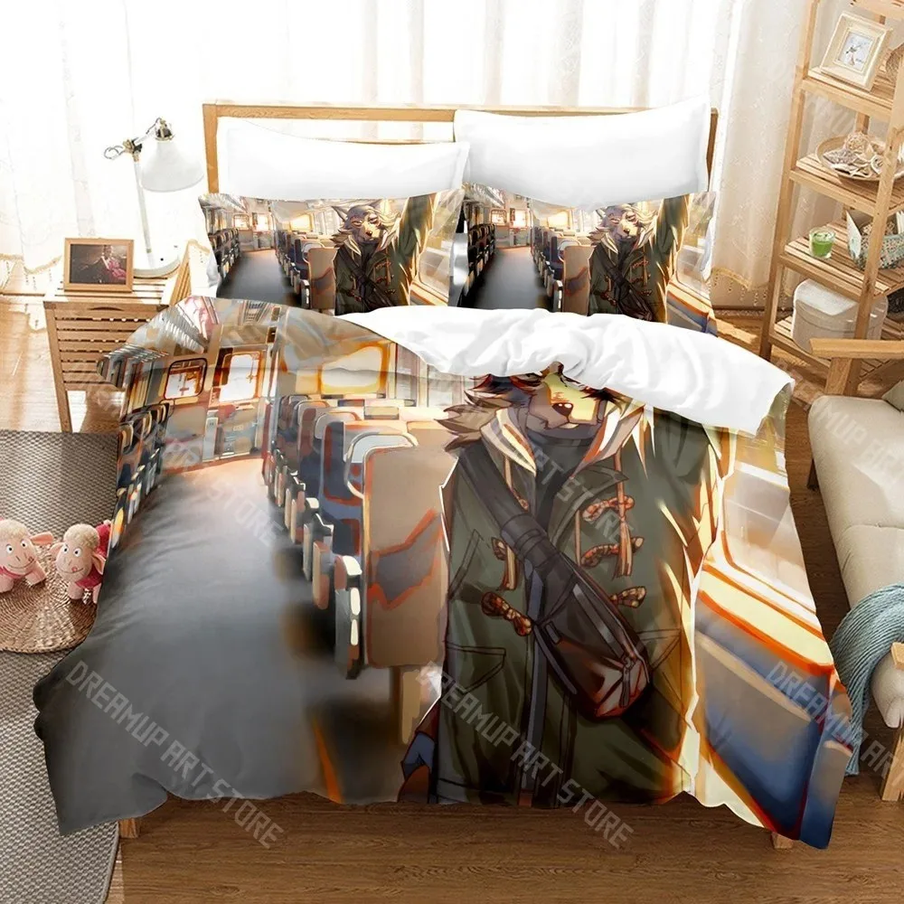 3D Printed BEASTARS Anime Bedding Set for Boys Girls Duvet Cover Pillowcase Included Twin Queen King Full Single Double Sizes