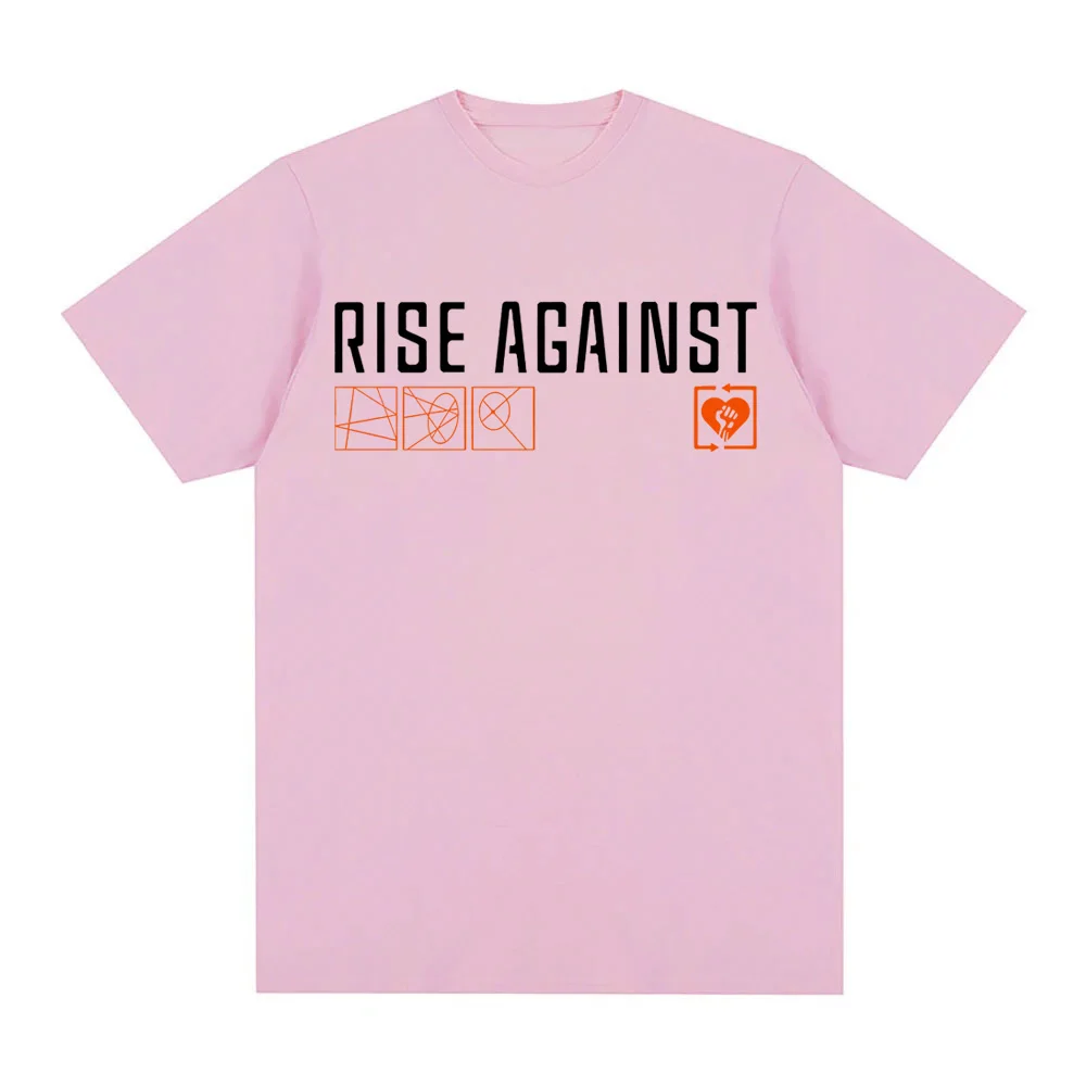 الارتفاع ضد ريكوشيه 2025 جديد تي شيرت صيفي طباعة مزدوجة الجرونج تي شيرت البوب موضة التي شيرت Ropa Hombre الملابس القوطية