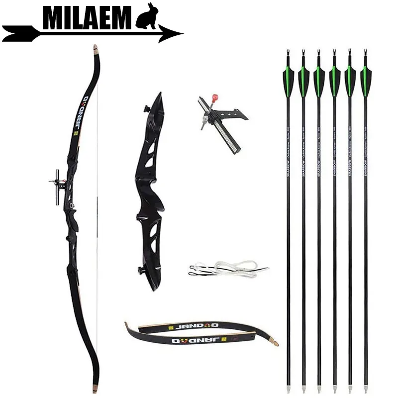 

16-40lbs Archery Recurve Bow And Arrow Set 66/68/70inch Takedown Hunting Competitive Bow Practice Shooting Accessories