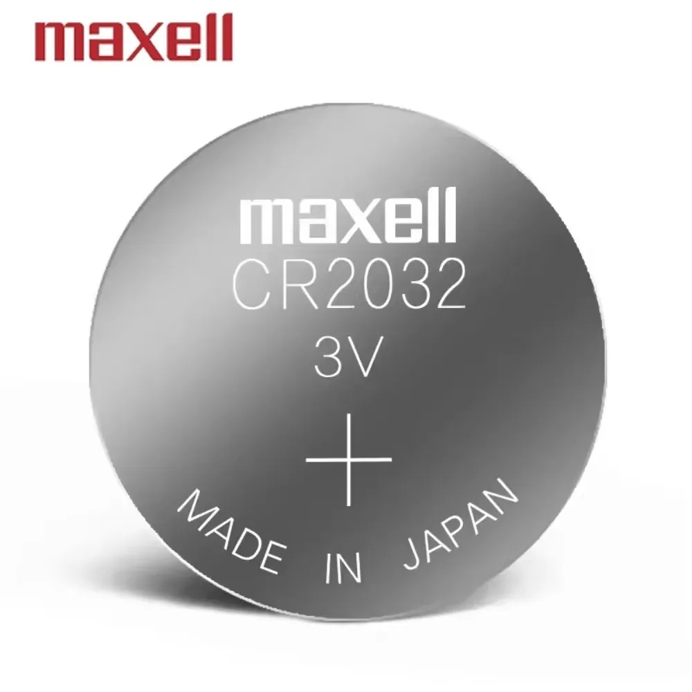 10PCS Original CR2032 3V Lithium Battery CR 2032 Button Battery for Watch Toy Calculator Car Remote Control Coin Cell-Maxell