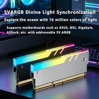 ICE Whale AX-01 PC Memory Heatsink RAM Cooling Vest  3PIN ARGB Infinity Mirror For Desktop Computer Memory DDR3 DDR4 DDR5 DDR2 3